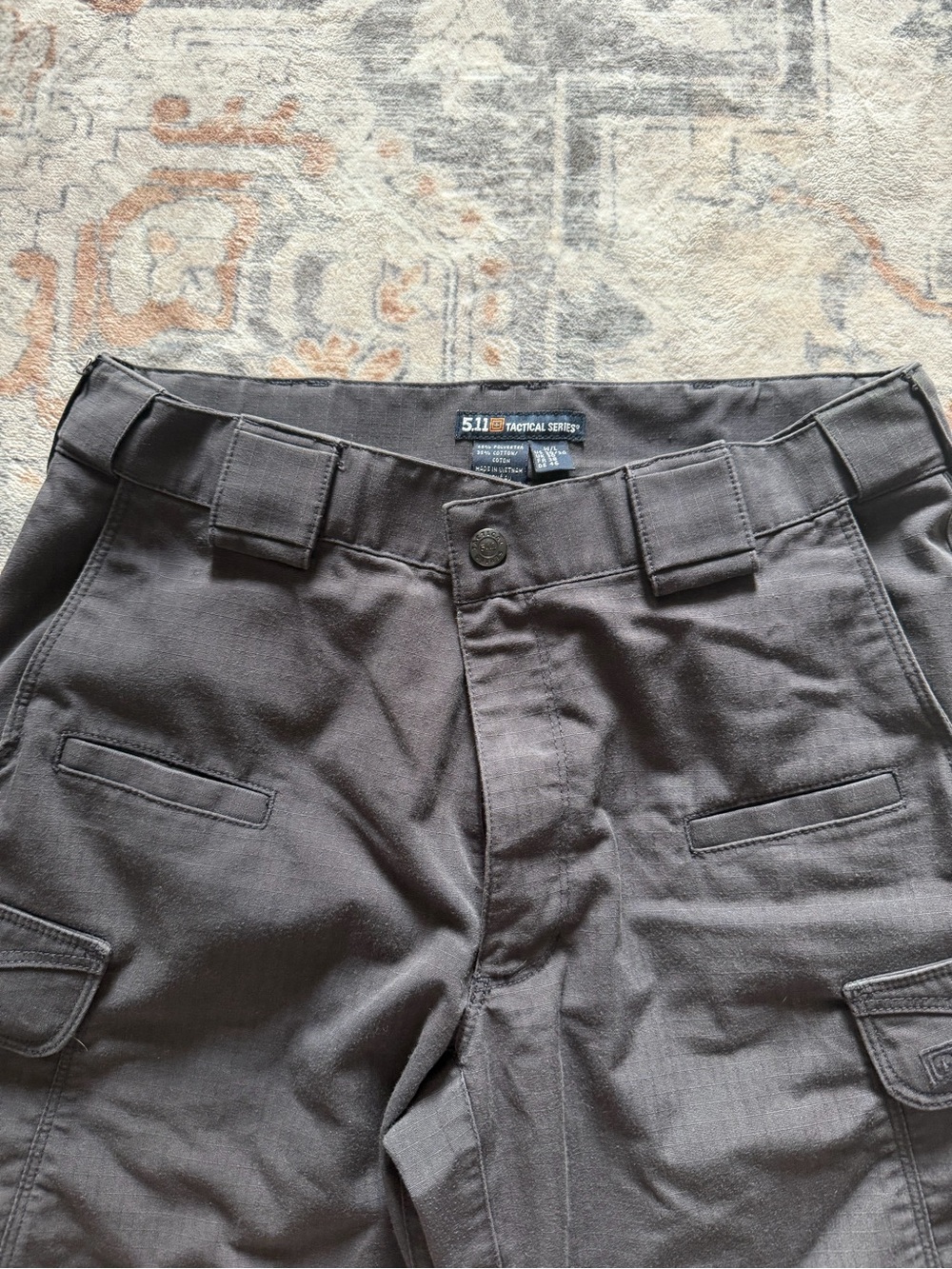5.11 Tactical Taclite Pro Ripstop Cargo Pants - Mens 30x30 - Charcoal